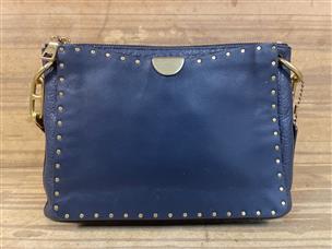 Coach purse 2024 navy blue